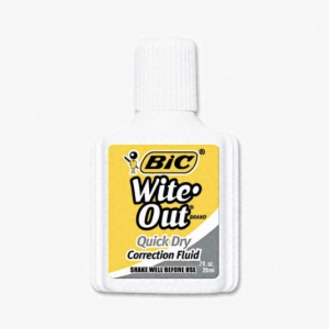 Free White-out Correction Fluid - Correction Fluid Bic Wite-out Extra Cover #1896733