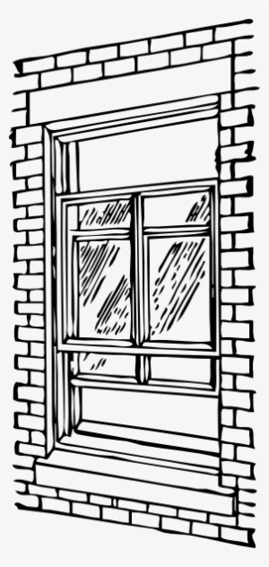 Free Vector Double Hung Window Clip Art - Clip Art Transparent Window #1896907