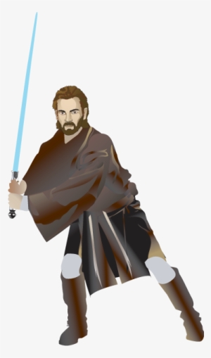 Vinilo Decorativo Obi Wan Kenobi - Euclidean Vector - Free Transparent ...