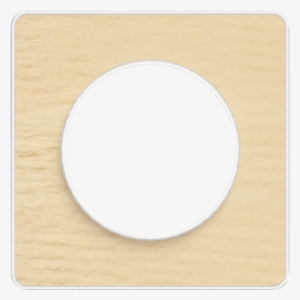 S520802m Odace Touch Cover Frame 1 Gang Wood Nordic - Circle #1897179
