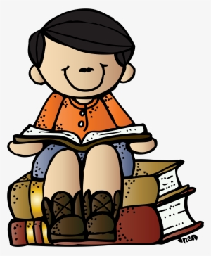 Melonheadz Writing Boy On Books C Melonheadz Professor, - Melonheadz Reading Clipart #1897284
