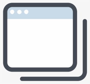 New Window Icon - Clip Art #1897326