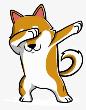 Shiba Inu Dabbing Color Changing Mug Funny Doge Meme - Shiba Inu Doge Dabbing #1897605