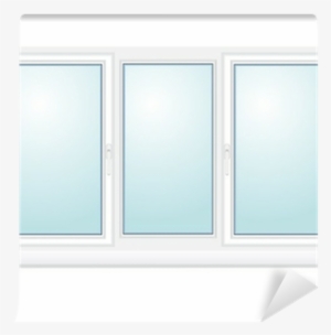 Closed Plastic Glass Window Vector Illustration Wall - Window #1897653