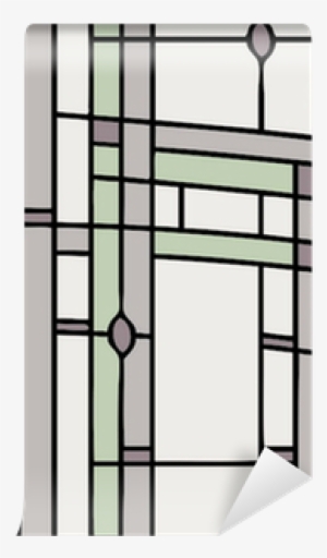Abstract Design, Stained Glass Window, Vector Wall - Stained Glass #1897683