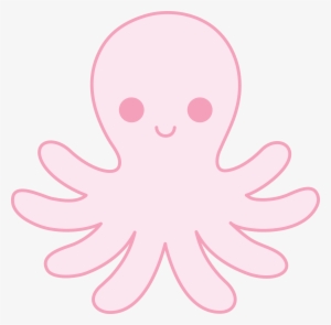 Tentacle Clipart Transparent - Kawaii Octopus Transparent - Free ...