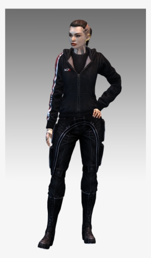 Mass Effect 3 Jack N7 Hoodie Model By Nightfable - Mass Effect 3 Female Shepard Hoodie #1898383
