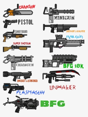 Doom Weapon Vector Drawings Google Search The Bfg Png - Doom Weapons #1898938
