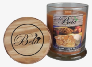 Bella Home Fragrances Mom's Apple Pie Wood Wick Candle - Woodwick Bela Mom’s Apple Pie Candle #1899005