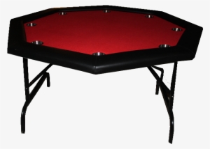 Octagonal Foldable Poker Table Red - Poker #1899154