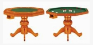 Poker Table & Bumper Pool - Poker Table #1899605