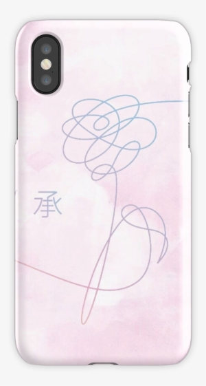 Bts Watercolor Love Yourself Iphone X Snap Case - Mobile Phone Case #190045