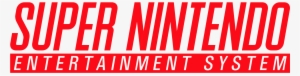 Open - Super Nintendo Entertainment System Logo #190348