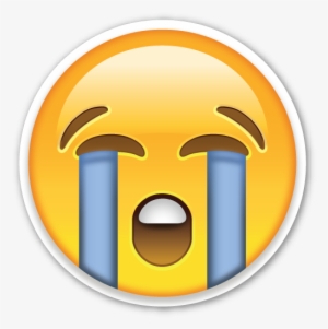 Emoticones De Whatsapp Png - Crying Emoji Transparent Background #190904