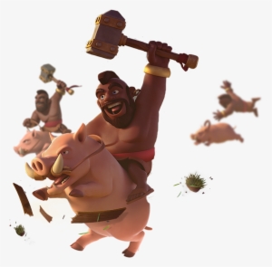 Hammer Time - Hog Rider Clash Royale Png #191019