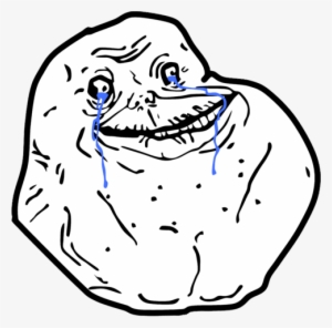 Feel Like A Sir Meme Png - Troll Face Forever Alone - Free Transparent PNG  Download - PNGkey