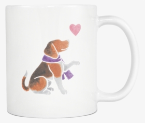 Watercolor Beagle Mug - Beagle #191255