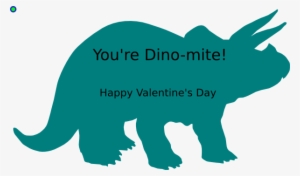 Valentine Dinosaur Clipart - Dinosaur Svg #191710