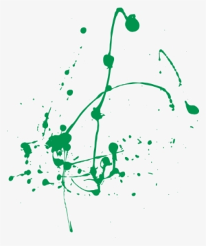 Green Paint Splatter Png #191936