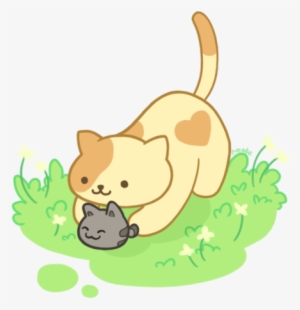 The Product Of Today's Stream, Peaches And A Tabby - Cat Grabs Treat #191937