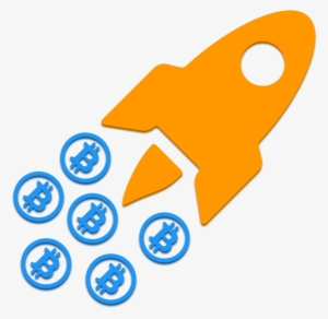 Bitcoin On Some Top Exchanges - Bitcoin Rocket Png #192442