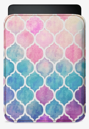 Dailyobjects Rainbow Pastel Watercolor Moroccan Real - Pastel Colored Watercolor Moroccan Pattern Blank Note #192723