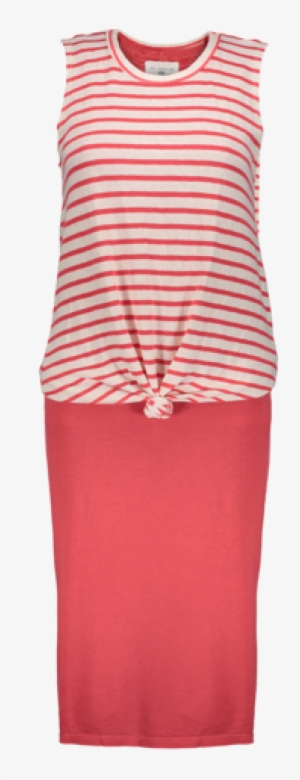 Knot Layer Dress Rojo - Dress #193222