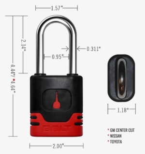 Bolt 7018520 Chrysler/dodge/jeep Padlock #193672