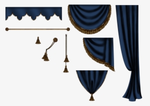 Curtains Png Transparent - Transparent Background Png Drapes #193772