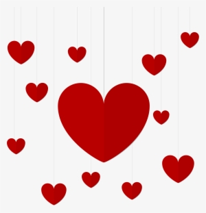 Hanging Hearts Decor Png Clip Art #193951