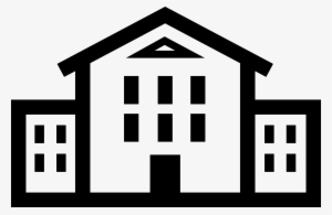 School House Icon Png Download - Clip Art #194202