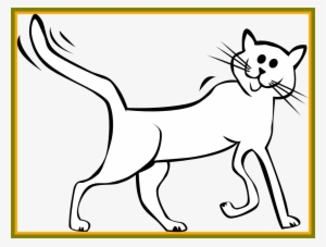 Fascinating Black And White Cat Collection For - Cat Cartoon Image Black And White #194416