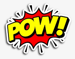 Comic Book Speech Balloon Stickers - Pow Comic Balloon Png #194759