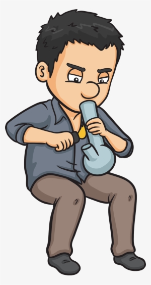 Purchase Marijuana Bong West Wendover Nv - Cartoon Man Smoking A Bong #194829