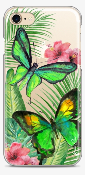 Coque Iphone 7/8 Green Watercolor Butterflies - Iphone 6s #194856