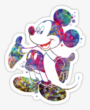 Mickey Mouse Disney Watercolor - Mickey Mouse #194921