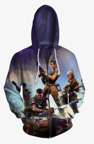 Fortnite Zip Up Hoodie #195073
