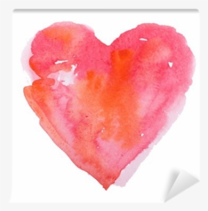 Love, Relationship, Art, Painting Wall Mural • Pixers® - Heart Watercolor #195143