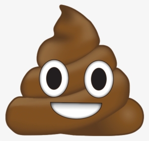 Png Poop Black And White Download - Poop Emoji High Resolution #195490