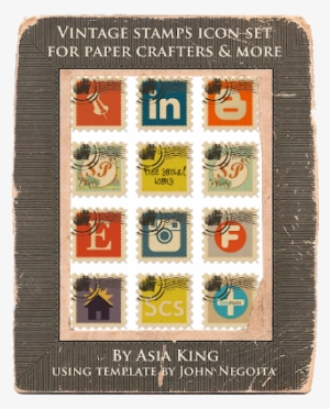 Let's Get Social - Postage Stamp #196080