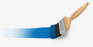 Blue Paint Brush Png #196119