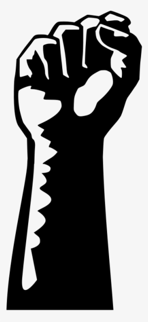A Worker's Fist - Raised Fist Clip Art #196215