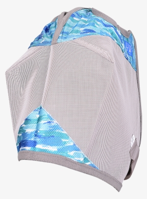 Cashel Designer Fly Mask-blue Watercolor - Cashel Crusader Fly Mask In Prints - Standard - Fly #196515