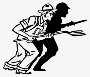 This Free Icons Png Design Of Farmer And Soldier #196605
