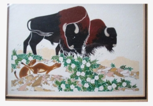 Original Watercolor Illustration By Paul Goble - Dairy Cow #196790