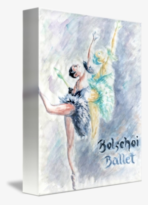 Transparent Dancer Watercolor - Peter Potter - Ballet Dancers Canvas #196885