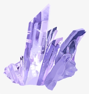 Purple Crystals Png #197220
