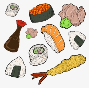 Sushi Pattern - Sushi Tumblr Png #197265