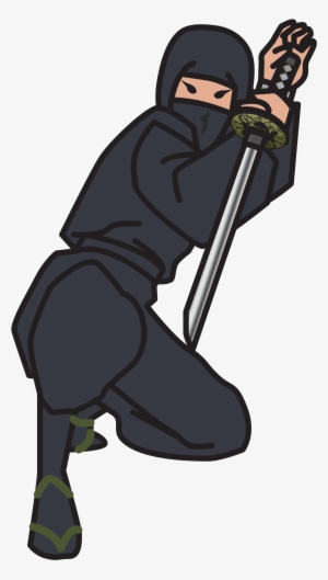 This Free Icons Png Design Of Ninja With A Sword, #197334