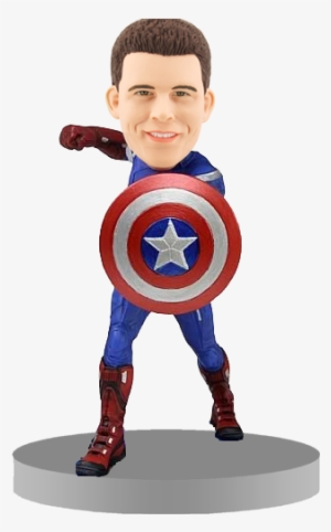 Custom Bobblehead Captain America - Avengers Captain America Bobble Head Knocker #197663